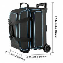 Accessoires de bowling - 2 balles, noir-bleu - Voir 10