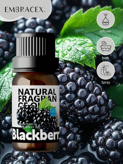 EMBRACEX. 1pc/2pcs 10ml Essential Oil, Suitable For Aroma Diffuser/Humidifier, Holiday Gift, Daily Use