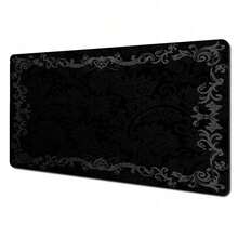 XXL Black Floral Lace Non-Slip Mouse Pad, Suitable For Laptop, Notebook, PC, Gaming - Mouse Pad - View 4