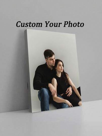 1pc Customized Canvas Wall Art, Frameless Poster, Cozy Indoor Framed Canvas Painting, Valentine's Day Gift, Wedding Memento, Mother's/Father's Day Gift, Personalized Commemorative Gift, Suitable For Valentine's Day, Wedding, Easter, Mother's Day, Father's Day, Room Decor, Valentine's Day Gift, Canvas Painting, Gift For Her