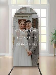 Customizable Elastic Arch Backdrop | Polyester Fabric For Indoor/Outdoor Use, Suitable For Birthday Party, Wedding Theme, Easy Installation, Available In Multiple Sizes, Chiara Arch Backdrop, Class Of 2026, Graduation Decor, Photo Booth - Multicolor - View 8