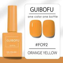GMUME 3支/套 15毫升 柑橘夏日凝胶指甲油，柠檬黄亮橙珊瑚色，阳光维他命C色，度假海滩美甲，高光泽可卸UV LED凝胶 - 彩色 - 查看 7