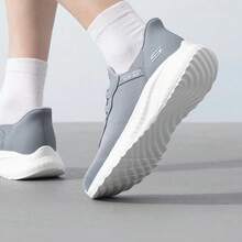 Skechers Zapatillas deportivas nuevas para hombre, ligeras y fáciles de usar, zapatillas informales para caminar. - Gris - Ver 5