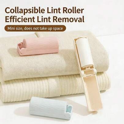 1 cây lăn bụi gấp gọn - Dụng cụ loại bỏ bụi bẩn mini siêu di động, thiết kế gấp gọn tiết kiệm không gian, nhẹ và dễ mang theo, phù hợp cho du lịch, văn phòng và sử dụng cá nhân, loại bỏ hiệu quả lông thú cưng, bụi bẩn và xơ vải khỏi quần áo, ghế sofa và giường ngủ, không cần pin, có nhiều màu sắc trang nhã, lý tưởng cho người nuôi thú cưng và những người bận rộn, vật dụng thiết yếu để giữ quần áo sạch sẽ mọi lúc mọi nơi.