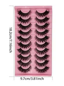Irresistible! 8D Angel Wing Lashes Create Natural Mango Eyes, Perfect 0.63 Inch Length - View 2