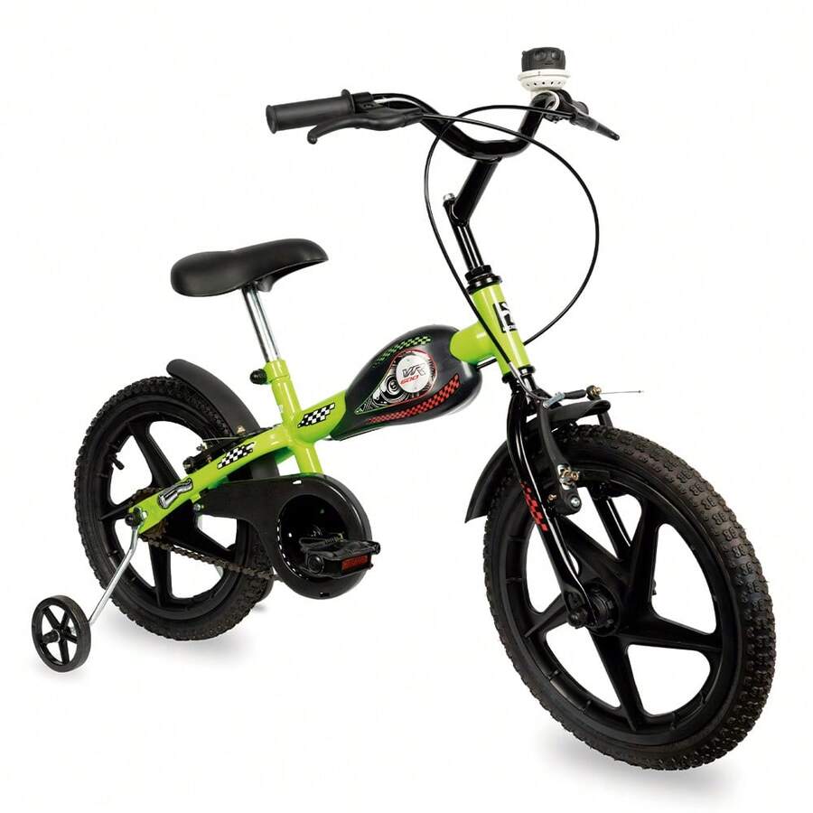 Bicicleta Infantil Aro 16 VR 600 Verde Neon Verden Bikes - Verde - Visão 1