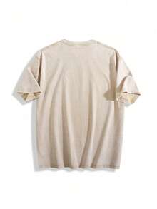 Star Print Tee Shirt, Tees For Men, Casual Short Sleeve T-Shirt For Summer - 杏色 - 查看 3