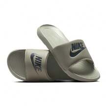 Men's Nike Victori One Slide Spruce Fog/Black (CN9675 305) - Green - View 4