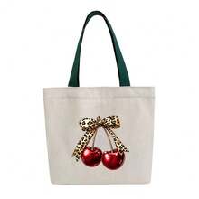 1pc/2pcs/3pcs Leopard Print Cherry Heat Transfer Printing Patch, DIY Ironing Fabric Sticker, Suitable For T-Shirts, Hoodies, Baseball Caps, Canvas Bags - L+S - View 7