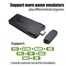 Consola de Juegos M8 Retro Inalámbrica 64G,más de 10000 Juegos Integrados, Salida  TV Videojuegos, con Controladores Inalámbricos Duales de 2.4 G - Ver 5