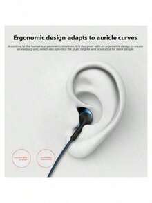 T205 Wired Earphone with 3.5mm Interface for Gaming PC and Cellphone Calling, In-ear Stereo Earbuds Headset - 查看 2