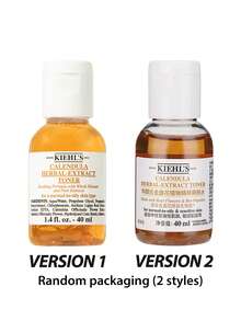 Kiehl's كيلز [حجم صغير] تونر مستخلص الأعشاب من الكاليندولا، 40 مل / يحتوي على الزهرة الكاملة والمستخلصات النقية. تونر مستخلص الأعشاب من الكاليندولا يمكن أن يهدئ ويحسن البشرة ذات المشاكل، ويحافظ على التوازن الطبيعي وسلامة البشرة. [تغليف عشوائي (2 أسلوب)] - جديد - 40 مل - مشاهدة 3