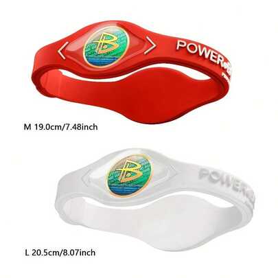 [2Packs Silicone Wristbands] 2Packs Original Genuine Performance Wristband | Silicone Rubber Wristbands Bracelets Sports Bracelet For Men Women | Power Bangles,  Waterproof Lightweight Durable | Size S 17.5CM-6.89INCH/ M 19.0CM-7.48INCH/ L 20.5CM-8.07INCH