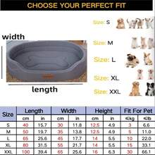 1pc Oxford Fabric Rectangular Pet Bed, Waterproof & Dirt-Resistant, Multi-Purpose Dog/Cat Bed, Warm Soft Comfortable Anti-Hair, Suitable For Small/Medium/Large Cats & Dogs, All Seasons - Multicolor - View 13