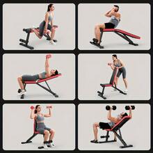 Foldable Adjustable Weight Bench - 300kg Heavy Duty, 8-Level Incline/ Decline, Compact Home Gym Bench For Full Body Workout, Quick Storage - Black - View 7