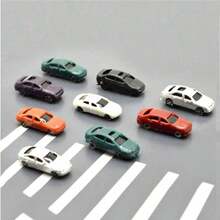 1:250 1:300 Scale Miniature Model Cars, ABS Plastic Coated Model Cars, Small Assembly Cars And Landscape Vehicles, Diorama Kits - Multicolor - View 4
