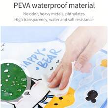 1件婴儿无袖防水罩衫，婴儿夏季喂食围兜，透气印花双面连体衣 - 彩色 - 查看 8