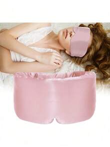 1个/2个装100%桑蚕丝奢华男女通用睡眠眼罩，可水洗重复使用，透气遮光，可调节，提供极致睡眠体验，适用于卧室、旅行、办公室、学校等场合，是馈赠家人、同事和朋友的理想礼物，眼罩可完全遮盖双眼，是旅行必备品。 - 多色 - 查看 20