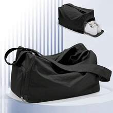 小巧可折叠防水健身包，可调节肩带，可爱舞蹈包，带鞋仓和防潮袋，适合健身房、旅行和周末使用，男女通用 - 彩色 - 查看 8