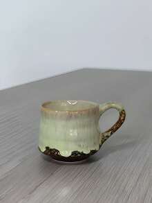 1pc 290ml Kiln-Fired Ceramic Coffee Mug, Suitable For Home Use As Water Cup, Breakfast Cup, Milk Cup, Graduation Party Cup, Romantic Couple Cup - Multicolor - View 10