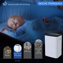 HOMCOM Deshumidificadores - Enchufe EU Tipo C(220-240V) - Ver 4