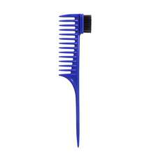 Wide-Tooth Pointed-Tail Comb, Double-Ended Eyebrow Brush, Mascara Brush, Hair Trimming Comb, Hair Coloring Long-Tail Comb, Makeup Brush Hair Styling Comb Set For Men And Women: Wide Tooth & Straightening Combs For Styling, Parting & Braiding - Multicolor - View 8