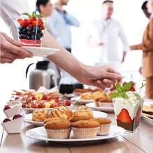 5pcs Silicone Baking Cups, Transparent Soft Silicone Cupcake Liners, Flexible Cups, Easy To Clean, Heat Resistant, Ideal For Baking - View 2