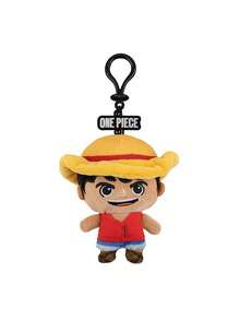 TOEI ANIMATION 1个海贼王真人版官方授权毛绒包挂件，任选一款，柔软动漫周边收藏品，夏季派对用品 - 黃色 - 查看 6