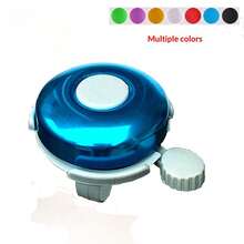 Mejor vendedor Mini Timbre de Bicicleta (2 paquetes, multicolor) - ABS y aleación de aluminio, sonido cristalino de 75dB, diseño de dibujos animados lindo, botón ergonómico, se ajusta a todas las bicicletas - Accesorio de ciclismo imprescindible - Multicolor - Ver 13