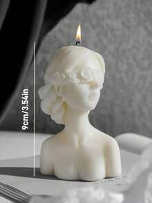 1pc New Realistic Sculpture Candle, Decorative Candle, Scented Candle, European Style, Retro Decor Candle, Multiple Styles, Suitable For Home Decor, Living Room, Bedroom, Cabinet, Dining Table, Photography Props, Wedding Decoration, Gifts, Birthday Present, Room Decor - Multicolor - View 7