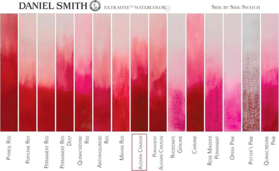 Daniel Smith Extra Fine Watercolor Paint, 5ml Tube, Alizarin Crimson, 284610004 - ColorA - 查看 1