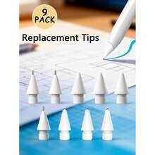 Stylus Pen 3/6/9pcs Replacement Nibs, Compatible With Apple Pencil 1st/2nd Generation, Nibs Compatible With Pro Pencil 2nd/1st Generation, Pro Pencil Set, Best Gift For Birthday, Easter, Spring - Multicolor - View 2