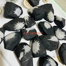 1 High-Quality Natural Chrysanthemum Stone Ornament Handmade With Natural Chrysanthemum Stone Pattern - Black and White - View 7