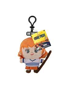 TOEI ANIMATION 1 Móc khóa túi xách nhồi bông One Piece Live Action được cấp phép chính thức, Chọn 1 kiểu, Đồ sưu tầm anime mềm mại, Phụ kiện tiệc mùa hè - trái cam - Xem 4
