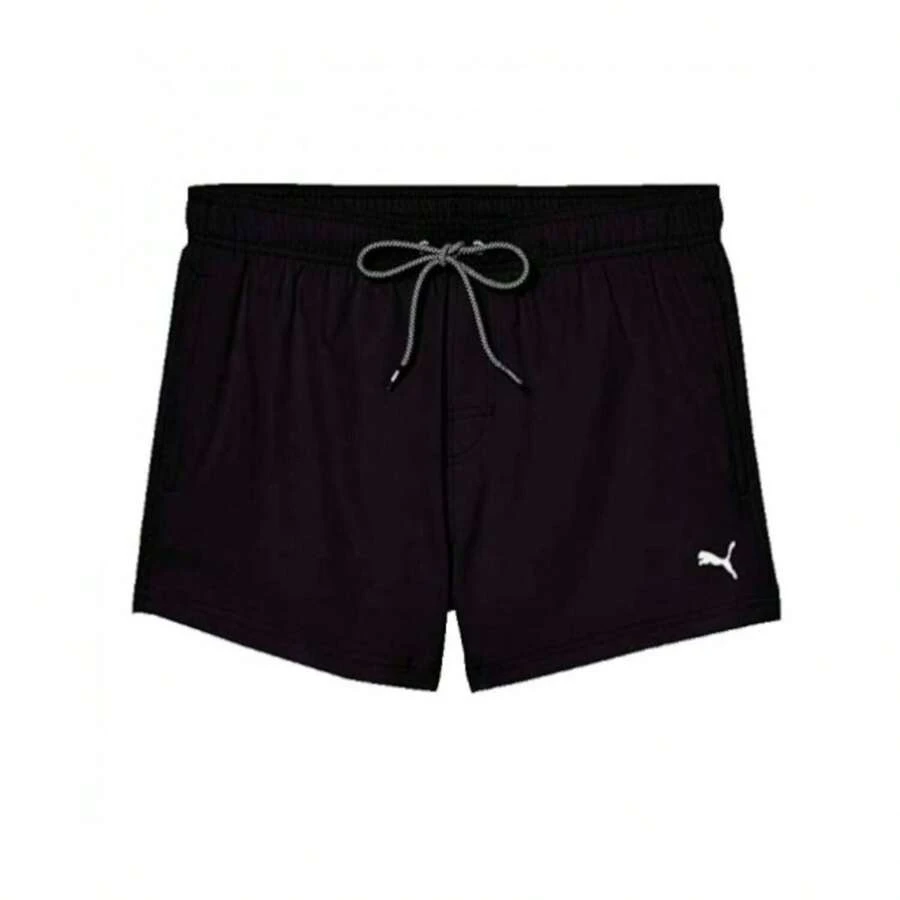 Puma Maillot de bain Swim M Mid Length Noir pour homme: liberté et style à la piscine. Avec le logo à la taille, ce maillot de bain court vous offre qualité et modernité. Parfait pour profiter de l'été sans souci. Obtenez le vôtre dès maintenant! - Noir - Voir 1