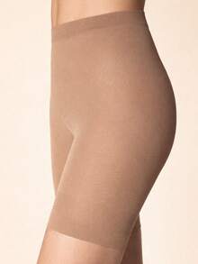 SELENE Short Cinta de Segurança Feminino Cintura Alta Compressão | Modelador Confortável Sob Vestidos e Saias - Nu / Nude - Visão 2