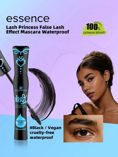 Essence 12毫升/0.4液盎司 防水、纤长、防晕染睫毛膏，不结块、持久、无动物实验