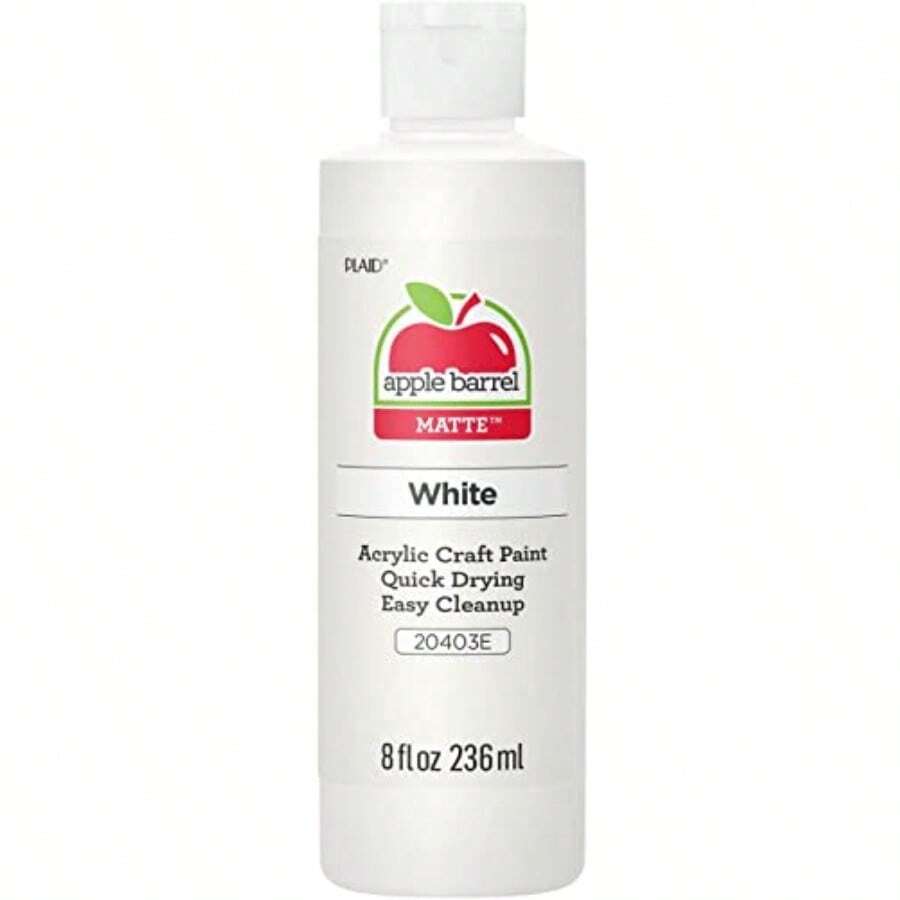 Acrylic Paint In Assorted Colors 8 Ounce 20403 White - White - View 1