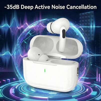 无线耳机，兼容安卓和iOS系统，高保真音质，超低延迟，具备先进的主动降噪功能，音视频无缝同步，超长续航