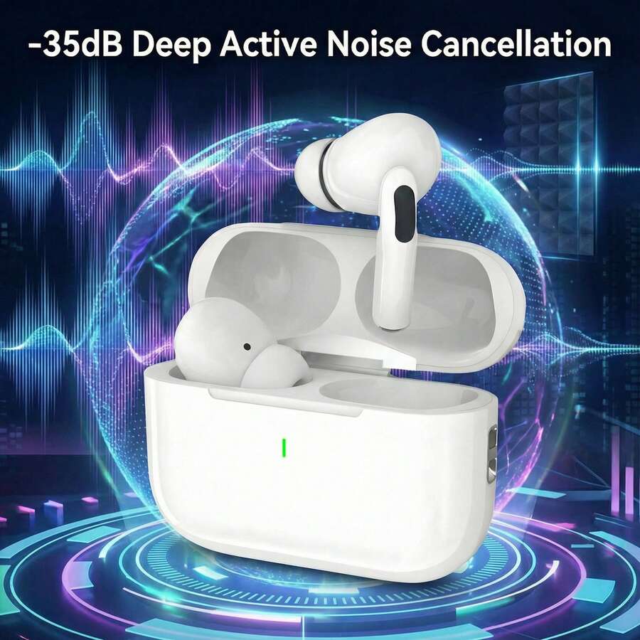 无线耳机，兼容安卓和iOS系统，高保真音质，超低延迟，具备先进的主动降噪功能，音视频无缝同步，超长续航 - 均碼 - 查看 1