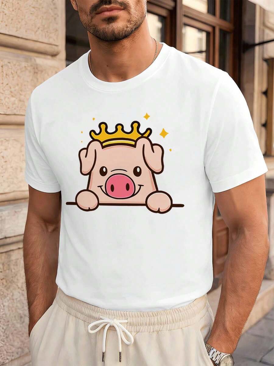 Men T-Shirts - 白色 - 查看 1