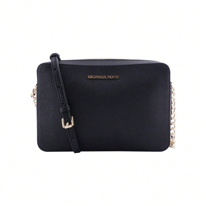Michael Kors Jet Set 系列純色女士單肩斜背小方包 35T8GTTC9L 黑色 - 黑色35T8GTTC9L BLACK - 查看 1