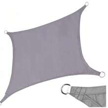 戶外天幕遮陽蓬布庭院帆防水防雨棚防曬簾四角遮陽帆露營帳篷四角庭院花園聚酯長方形遮陽 - A - 查看 8