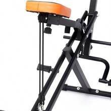 1 Piece Black Deep Squat Assist Trainer, Squat Rowing Machine 175kg Load Capacity, Foldable Exercise Equipment For Home Office Gym - Black - View 5