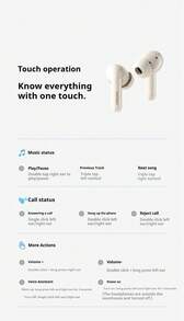 Tai nghe Bluetooth 6.0 Philips TAT1320, thời gian chơi nhạc 28 giờ, trình điều khiển độ trung thực cao 10mm, micro AI, tai nghe không dây dạng bán nhét tai dành cho nghe nhạc và gọi điện - Màu đen/trắng - Xem 9