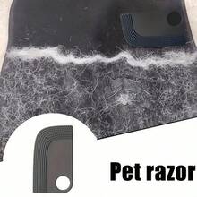 1pc Black Multi-Function Pet Hair Remover Brush, Silicone Soft Bristle Lint Brush, Reusable And Easy To Clean, Won't Damage Fabrics, Car & Home Hair Removal Tool - 1pc Black Multi-functional Hair Removal Brush - View 12