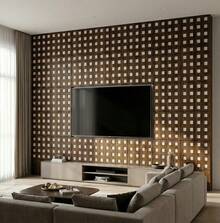 Decorative Wall Panel Muxarabi MDF Wood Versatile Modern Noble - 因布亞 - 查看 2