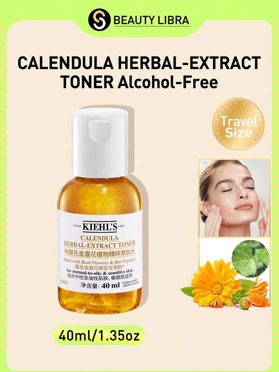 Kiehl's Calendula Herbal-Extract Alcohol-Free Toner, 250ml/40ml - Clear - View 1