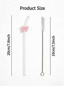 1pc,Cute Pink Bow Reusable Plastic Tea Cup With Lid And Straw,Watar Bottle For Men And Wowen,Office&School& Birthday&Party - Multicolor - View 7