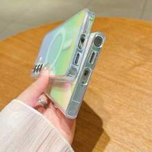 Ốp lưng điện thoại Galaxy cầu vồng gradient thời trang cho Galaxy S26 Ultra S25 Ultra A37 A57 A55 A56 S25 FE A06 A15 A16/A17/A26/A35/A36/A25/A26/A54, thiết kế lớp phủ từ tính nhiều màu sắc, cũng phù hợp với S23/S23 FE/S24 FE/S25, chất liệu acrylic lấp lánh bảo vệ điện thoại, chống rơi vỡ, phụ kiện điện thoại, mùa hè - màu sắc - Xem 6